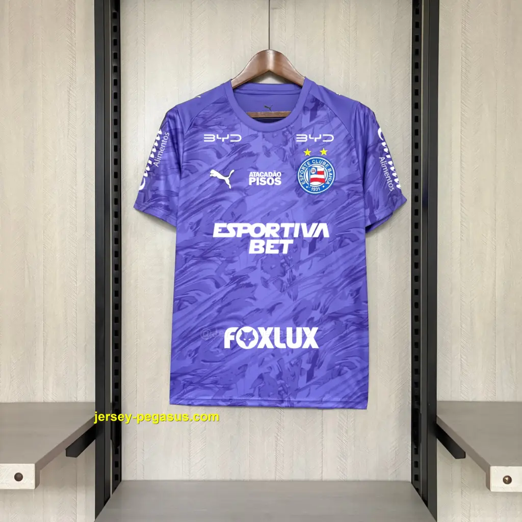 2026-27 Bahia Goalkeeper Purple All Sponsors Jersey