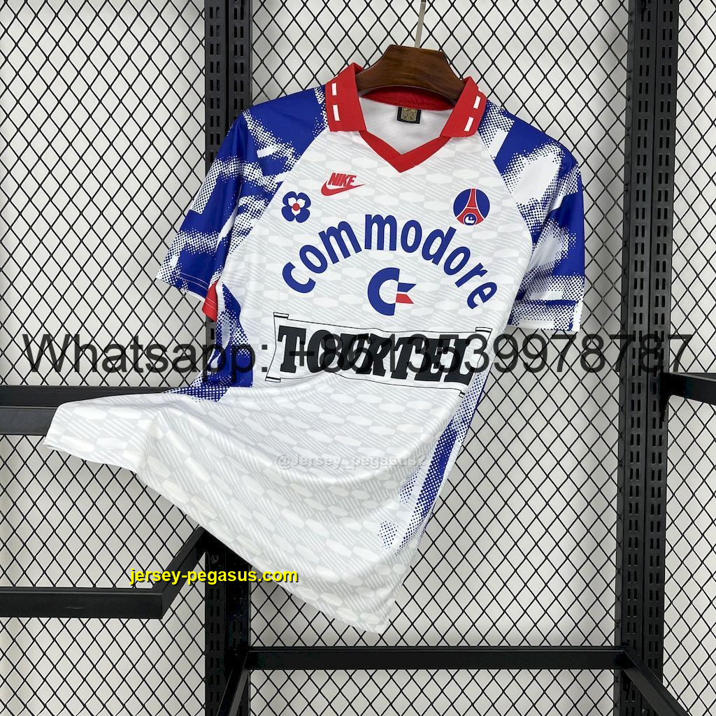 Paris Saint-Germain 1992-93 Away Retro Jersey Paris Saint-Germain 1992-93 Away Retro Jersey