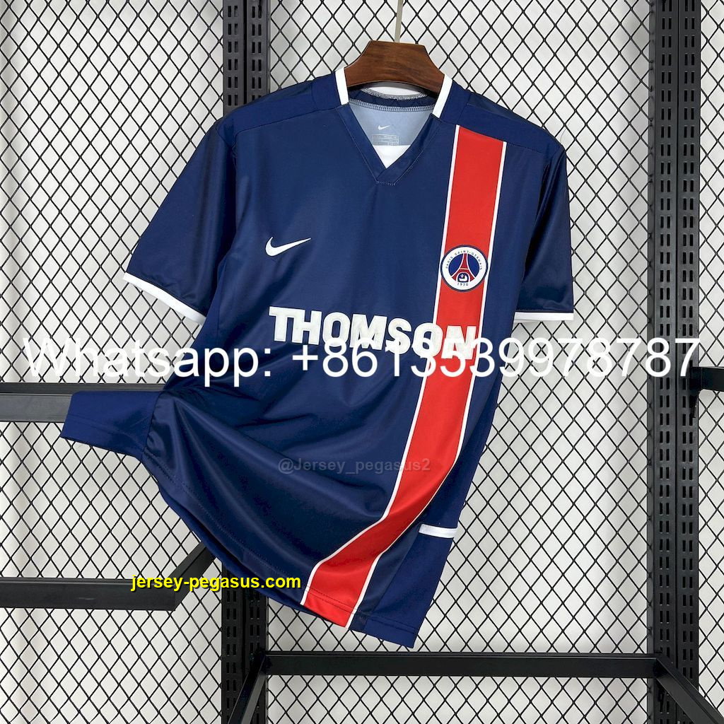 Paris Saint-Germain 2002-03 Home Retro Jersey Paris Saint-Germain 2002-03 Home Retro Jersey