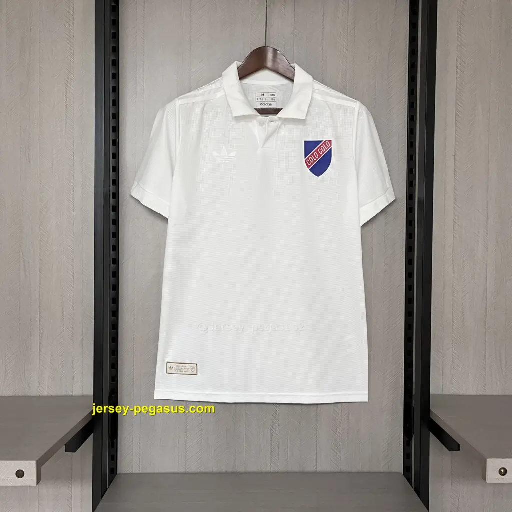 2025-26 Colo Colo 100th Anniversary Edition White Jersey