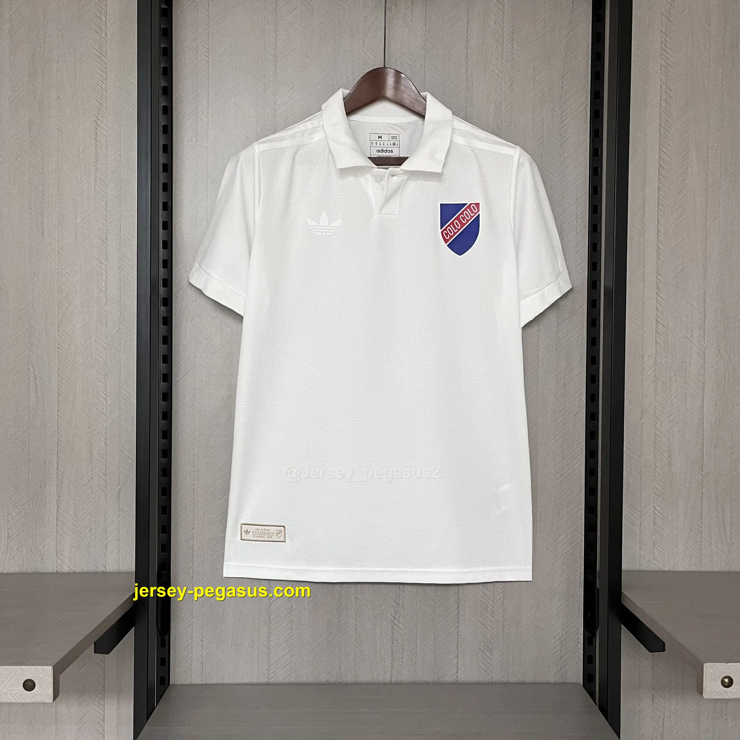 2025-26 Colo Colo 100th Anniversary Edition White Jersey 2025-26 Colo Colo 100th Anniversary Edition White Jersey