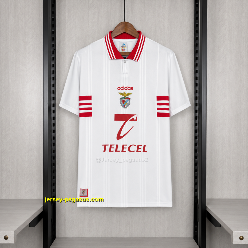Retro 1998-99 Benfica White Jersey
