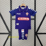Fiorentina Home Retro Kid Kits Youth Apparels