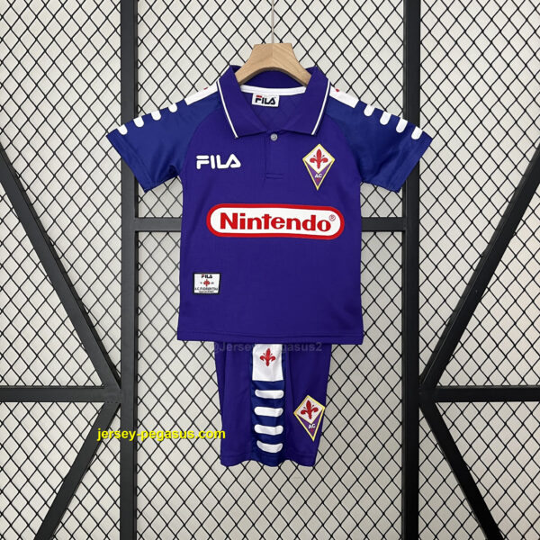 Fiorentina Home Retro Kid Kits Youth Apparels Fiorentina Home Retro Kid Kits Youth Apparels