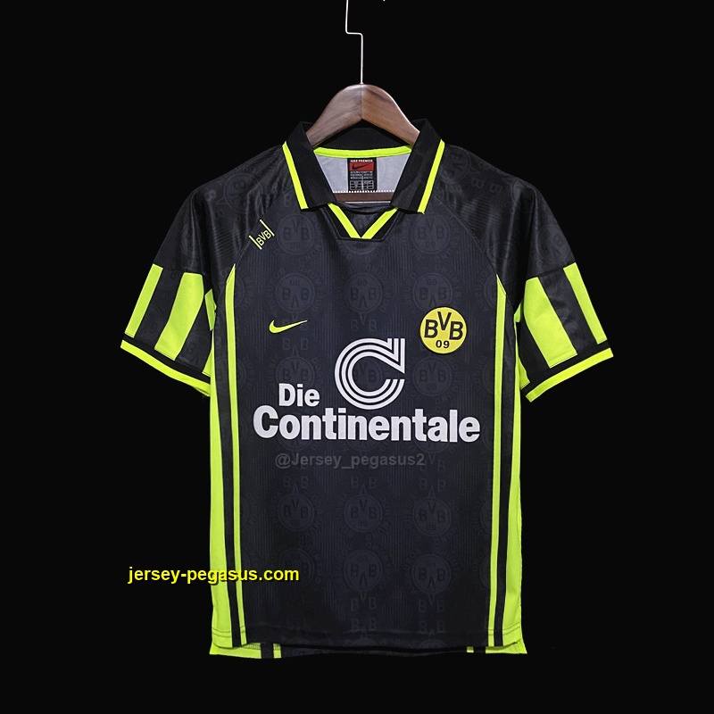 Retro 1996 Dortmund Away Black Retro 1996 Dortmund Away Black