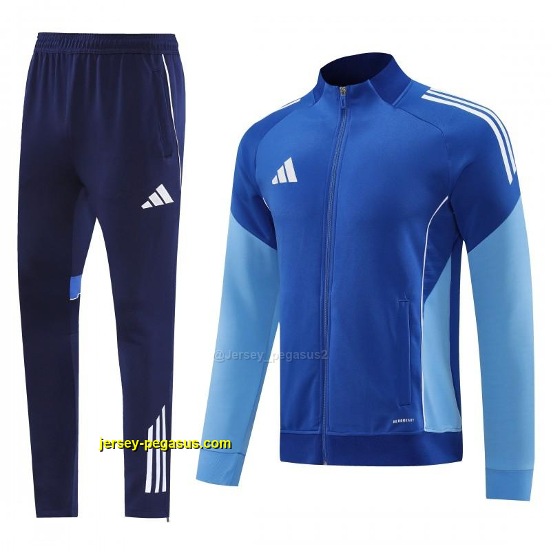 2025 Adidas Colorful Blue Full Zipper Jacket+Long Pants 2025 Adidas Colorful Blue Full Zipper Jacket+Long Pants