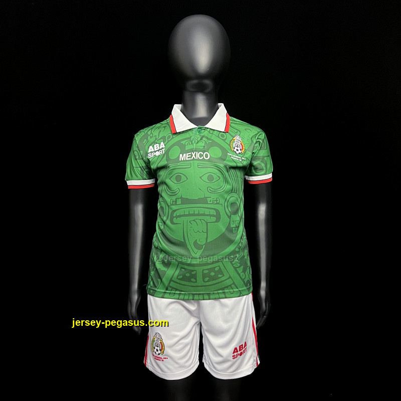 Retro 1998 Mexico home kids