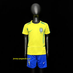 Retro 2002 Brazil home kids