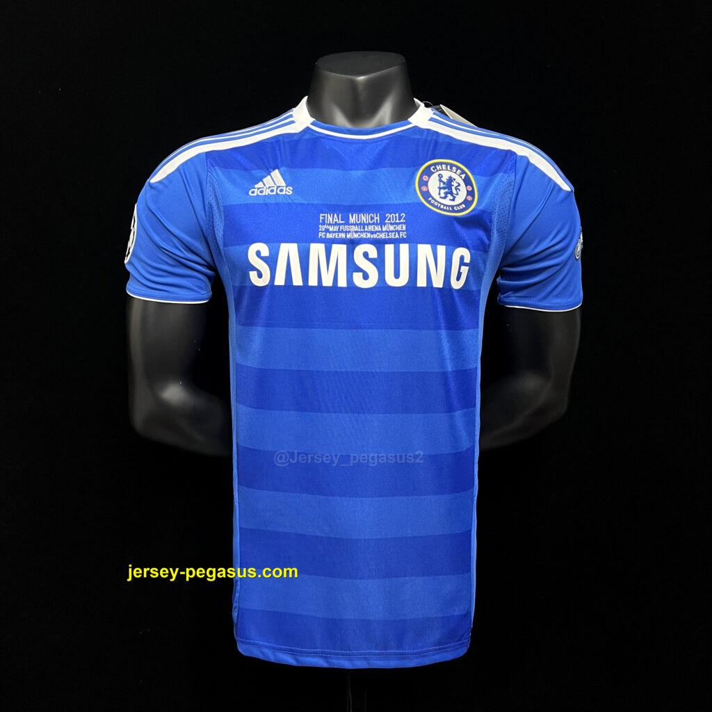 Retro 2011-12 Chelsea home Champions League version
