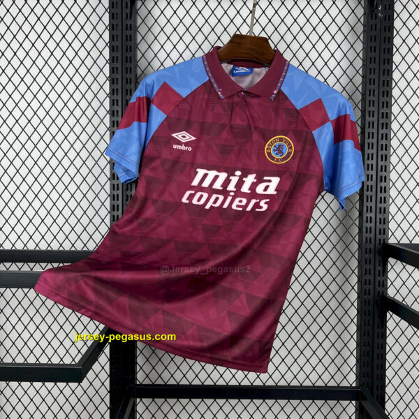 Retro Aston Villa 1990-92 Home Jersey
