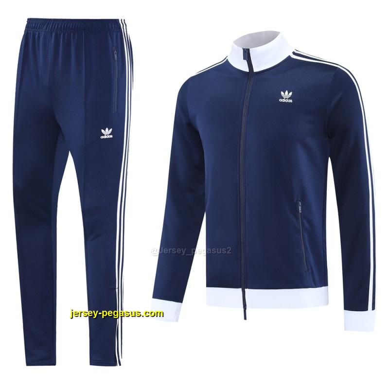 2025 Adidas Original Navy Full Hoodie Zipper Jacket +Long Pants 2025 Adidas Original Navy Full Hoodie Zipper Jacket +Long Pants