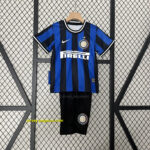 Inter Milan Home Retro Kids Kits Children Shirt Soccer Jersey