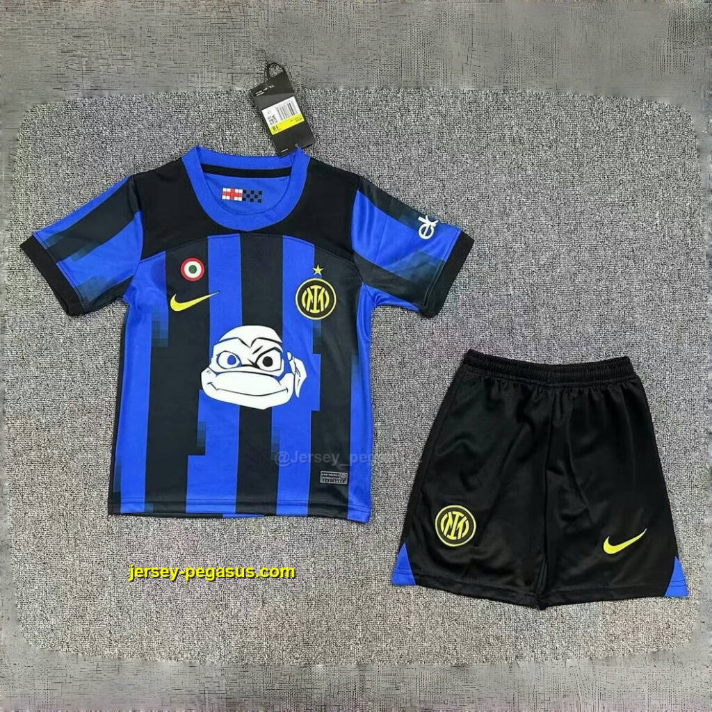 Inter Milan × Ninja Turtles Home Kid Kits Youth Apparels