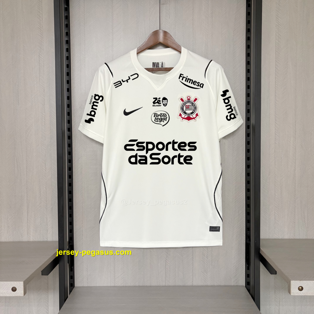 2026-27 Corinthians Home Jersey All Sponsors