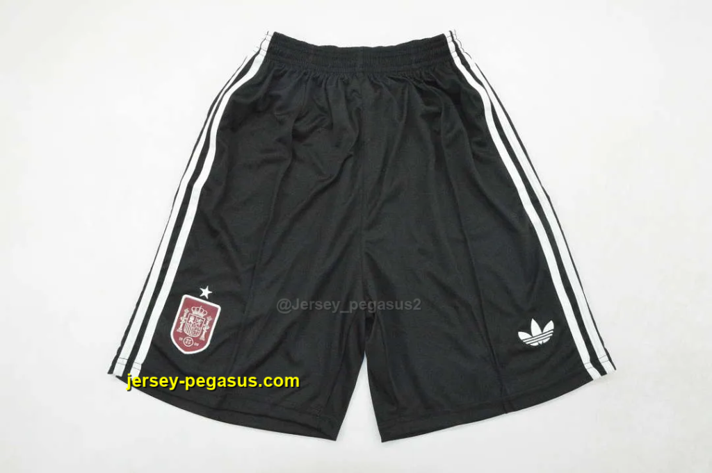 Spain 2026 Black Goalkeper Shorts