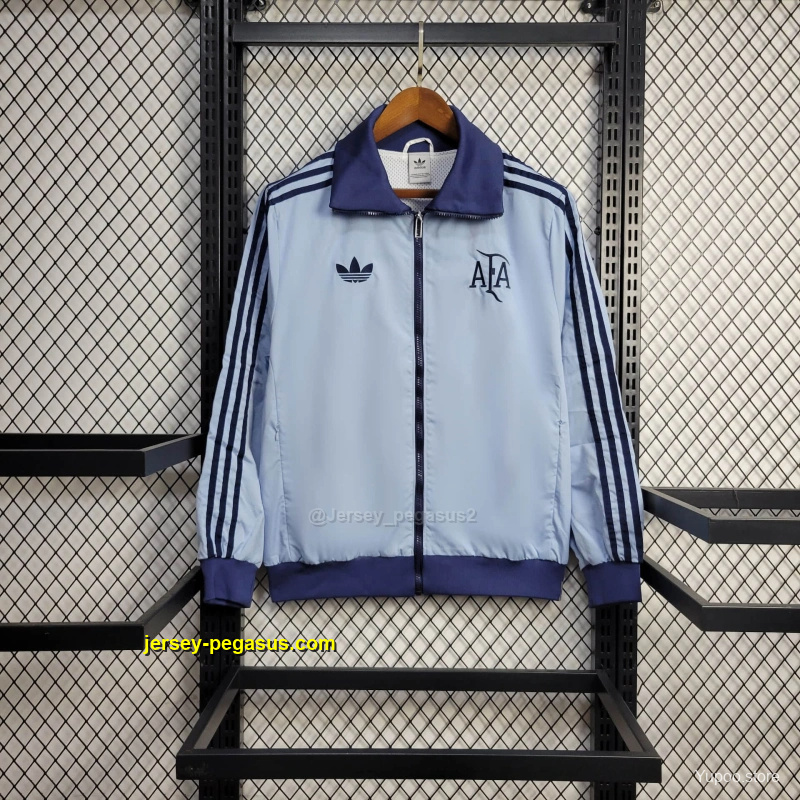 2025 Argentina Jacket Blue Windbreaker 2025 Argentina Jacket Blue Windbreaker