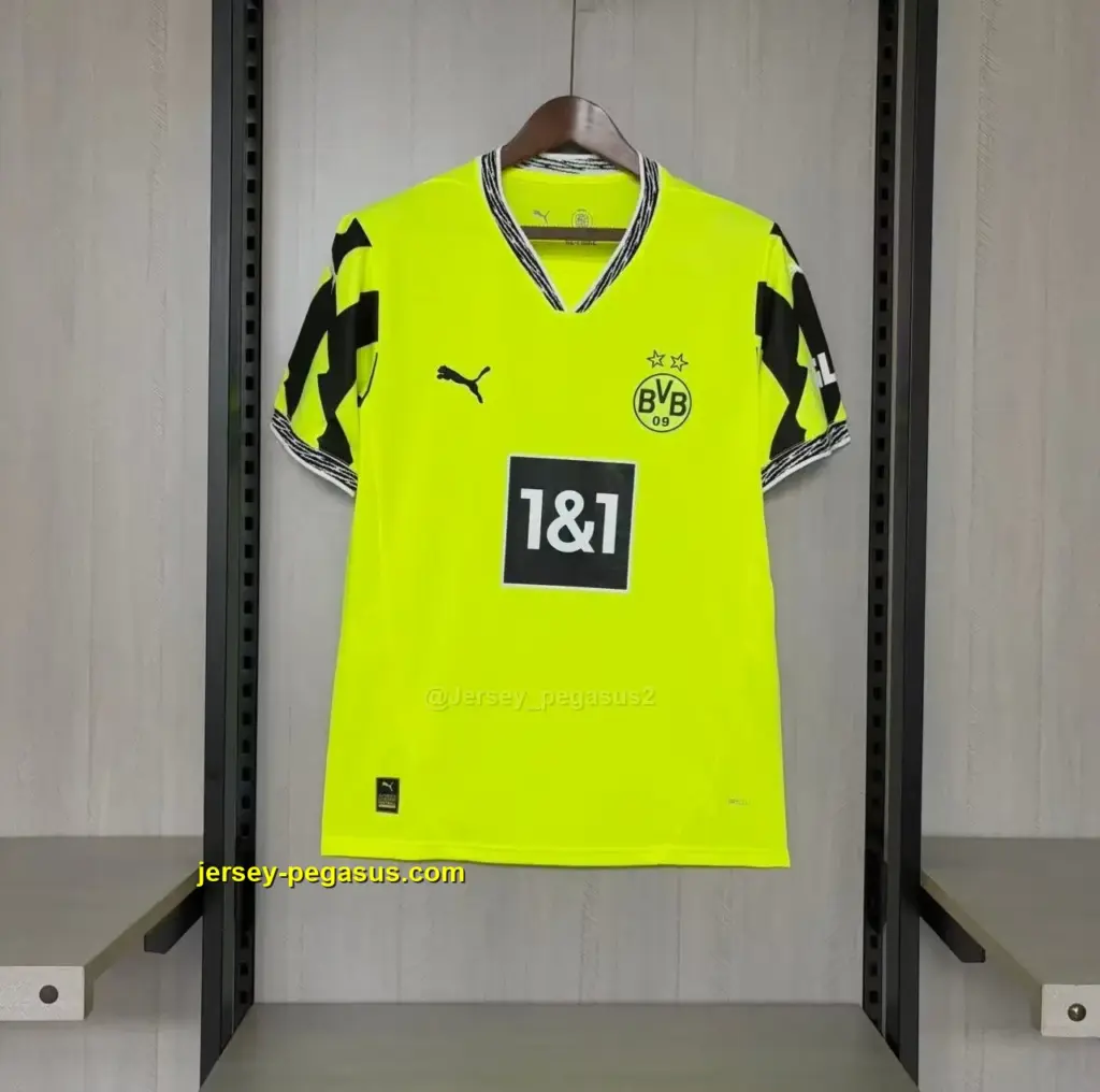 2025-26 Dortmund Fluorescent Green Jersey
