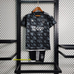 Kids Ajax Black Third away Soccer Jerseys