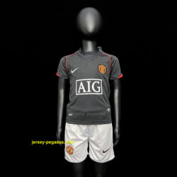 Retro M-u Away Champions League kids
