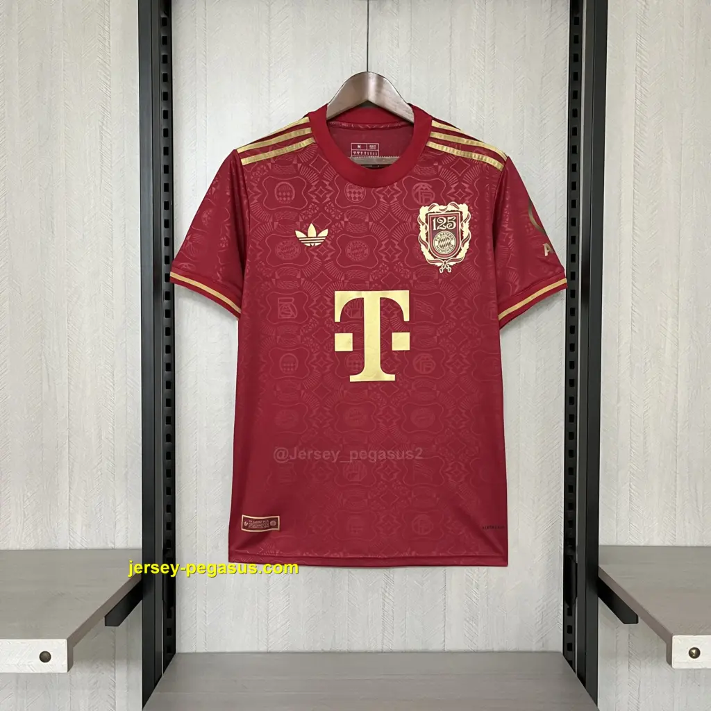 2025-26 FC Bayern 125th Anniversary Red Jersey