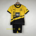 Kids Dortmund home Soccer Jersey