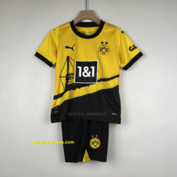 Kids Dortmund home Soccer Jersey