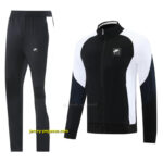 2025 NIKE BlackWhite Full Zipper Jacket +Long Pants