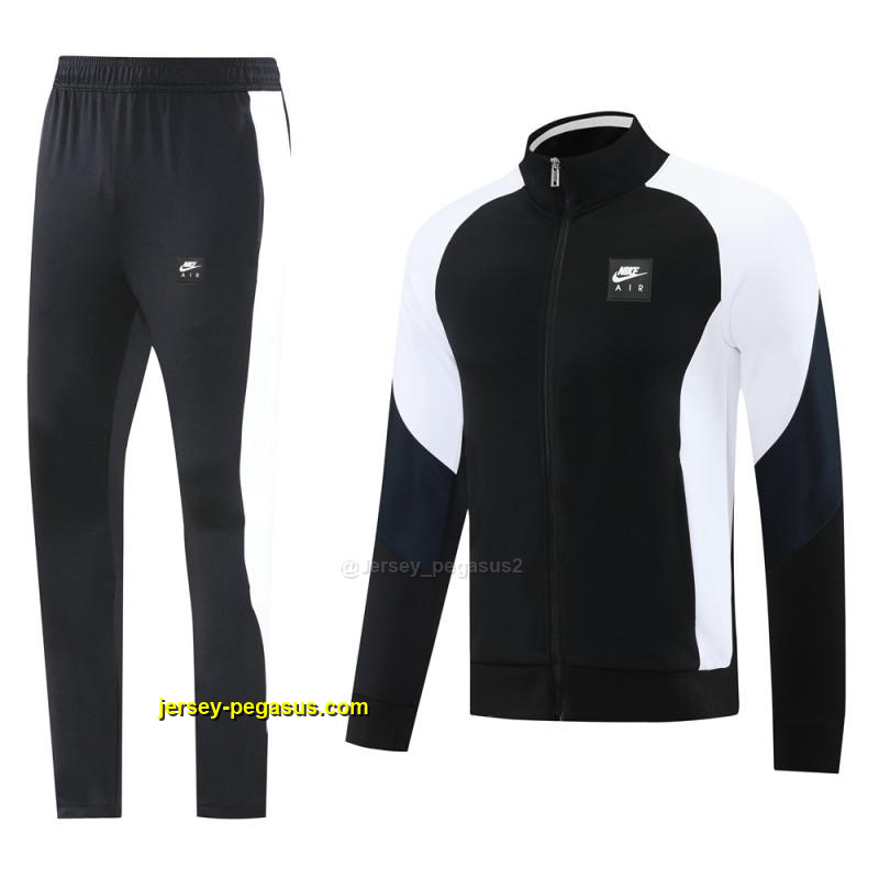 2025 NIKE BlackWhite Full Zipper Jacket +Long Pants 2025 NIKE BlackWhite Full Zipper Jacket +Long Pants