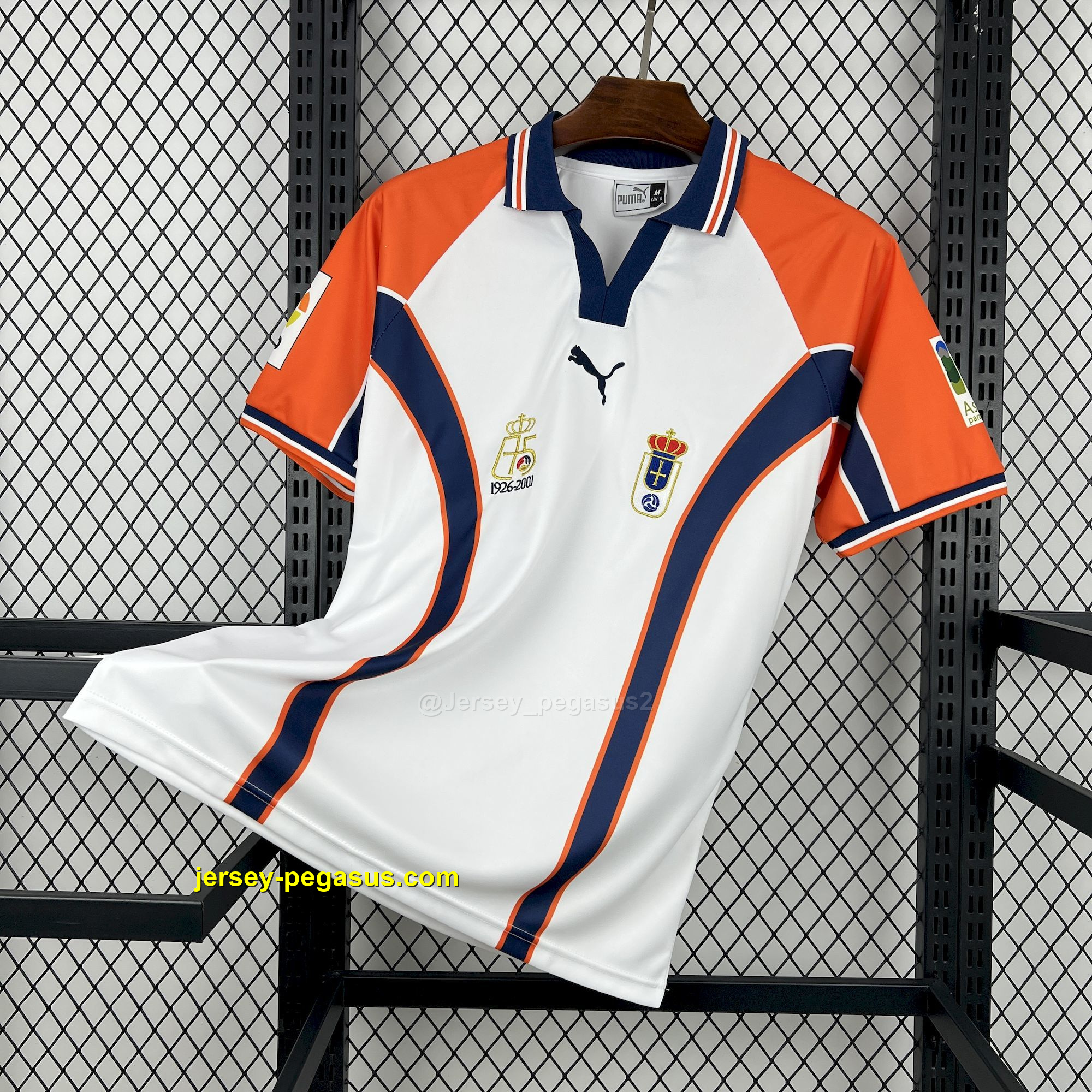 Retro Real Oviedo 2000-01 Away Jersey Retro Real Oviedo 2000-01 Away Jersey