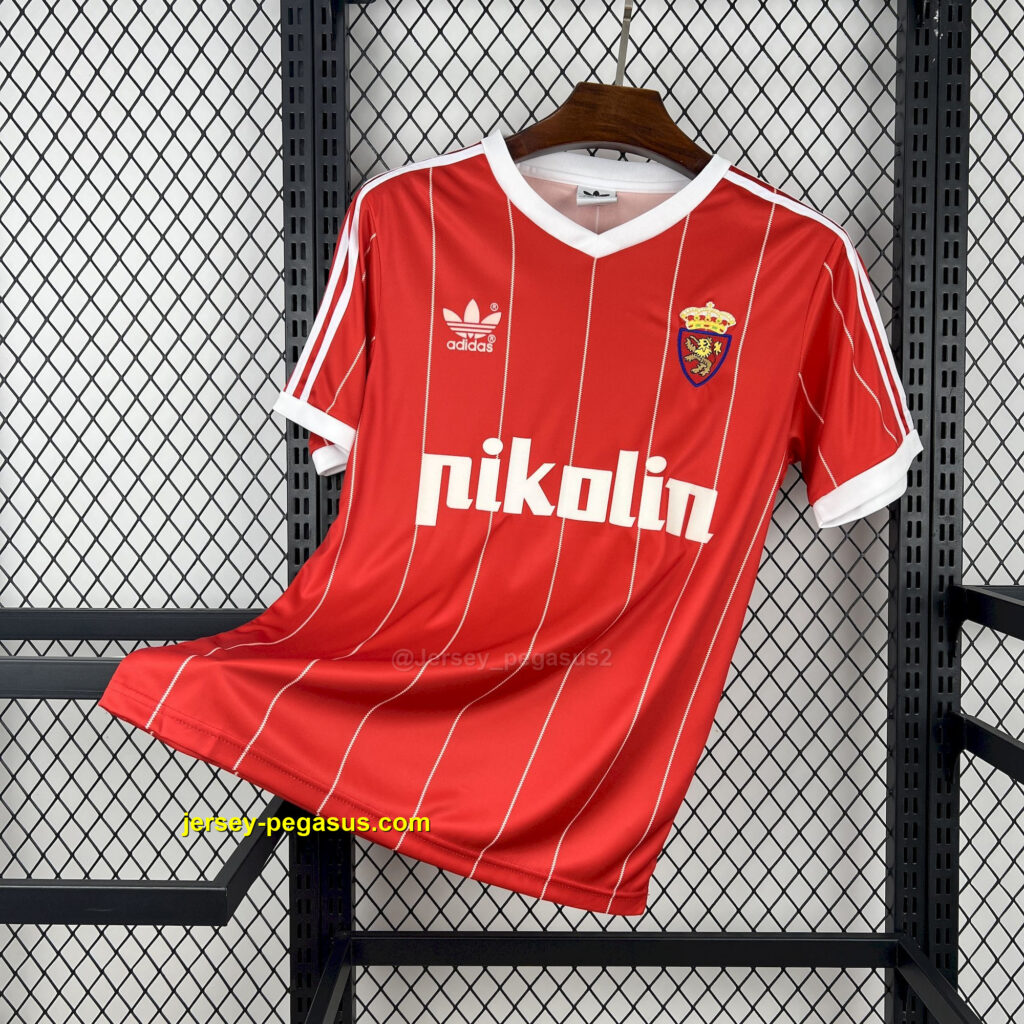 Retro Real Zaragoza 1983-84 Home Jersey