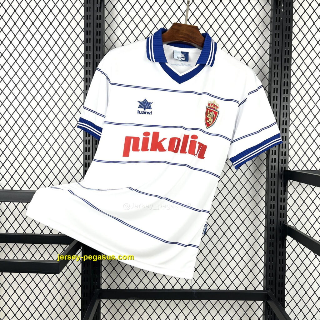 Retro Real Zaragoza 2000-01 Home Jersey