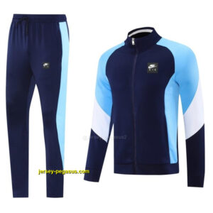 2025 NIKE Light BlueNavy Full Zipper Jacket +Long Pants