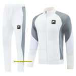 2025 NIKE WHITEGrey Full Zipper Jacket +Long Pants