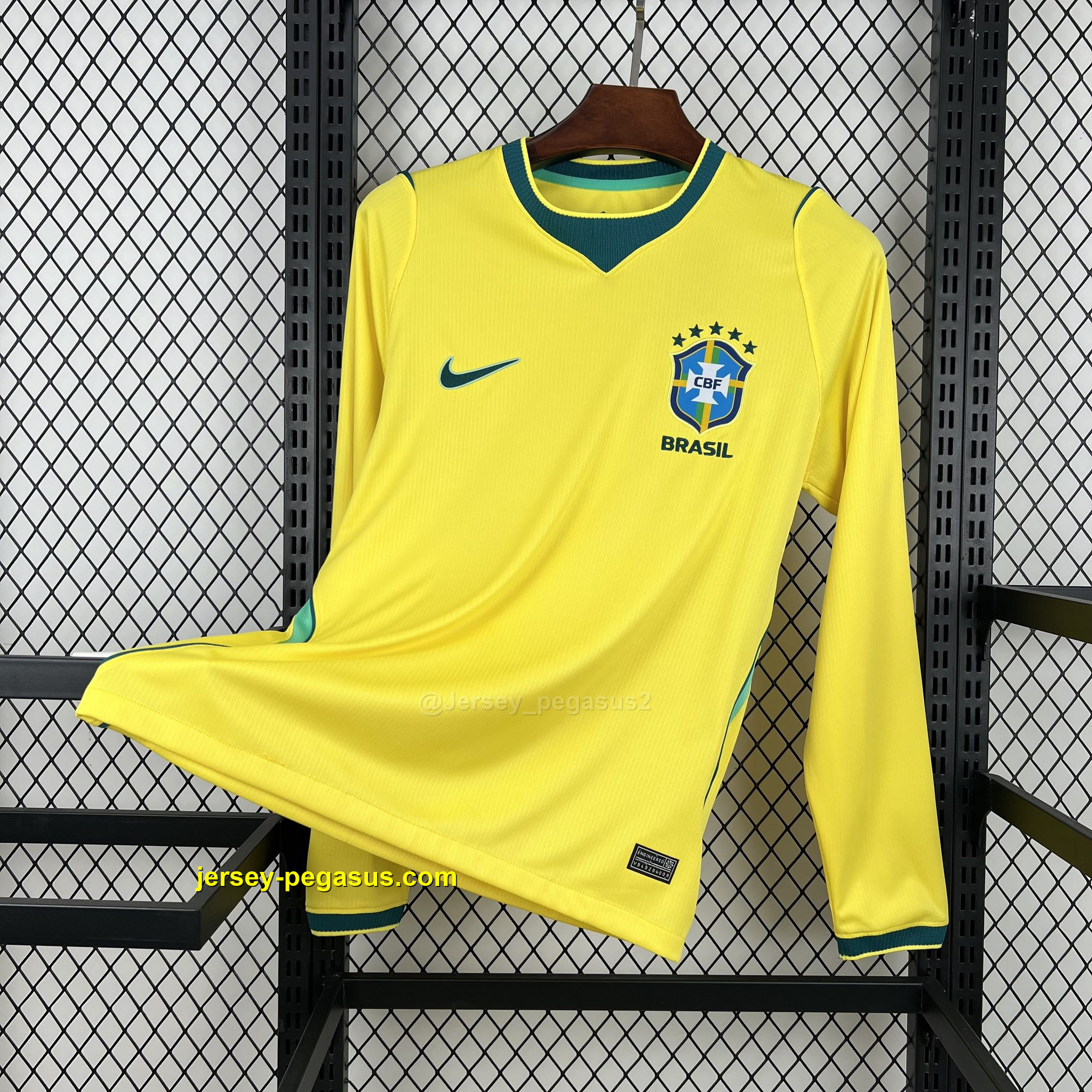 Brazil 2026 World Cup Home Long Sleeve Jersey Brazil 2026 World Cup Home Long Sleeve Jersey