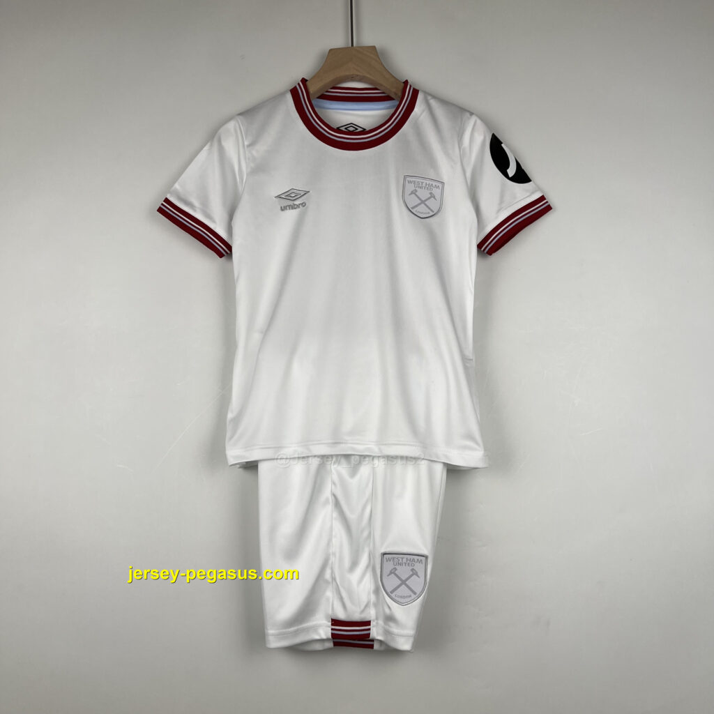 Kids West Ham United Away Soccer Jersey