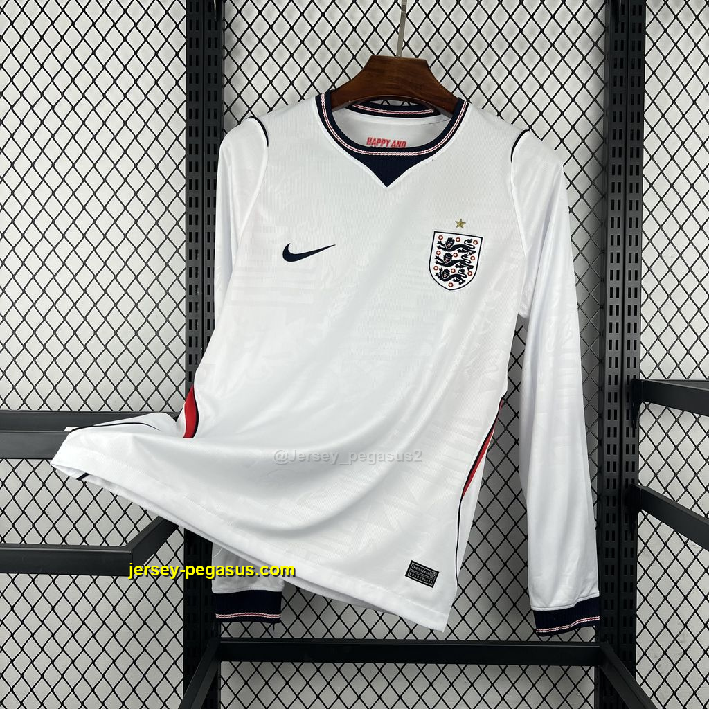 England 2026 World Cup Home Long Sleeve Jersey