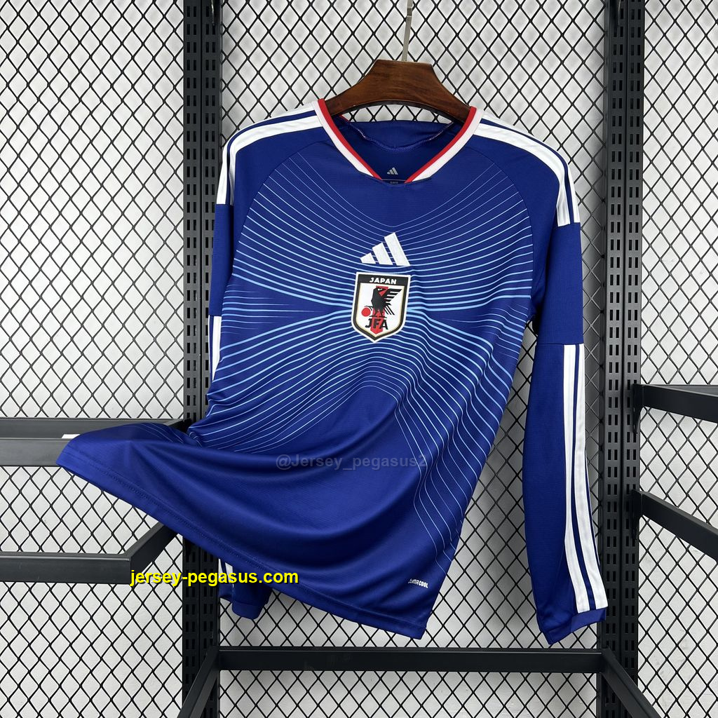 Japan 2026 World Cup Home Long Sleeve Jersey Japan 2026 World Cup Home Long Sleeve Jersey