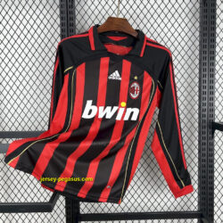 AC Milan 2006-07 Home Long Sleeves Retro Jersey
