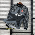 Arsenal 1994-95 Black goalkeeper Long Sleeve Retro Jersey