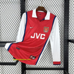 Arsenal 1998-99 Home Long Sleeves Retro Jersey