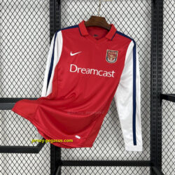 Arsenal 2000-01 Home Long Sleeves Retro Jersey
