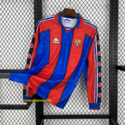 Barcelona 1995-97 Home Long Sleeves Retro Jersey