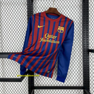 Barcelona 2011-12 Home Long Sleeves Retro Jersey