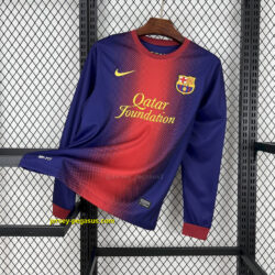 Barcelona 2012-13 Home Long Sleeves Retro Jersey