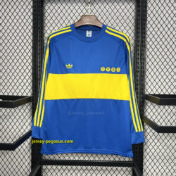 Boca Juniors 1981 Home Long Sleeves Retro Jersey