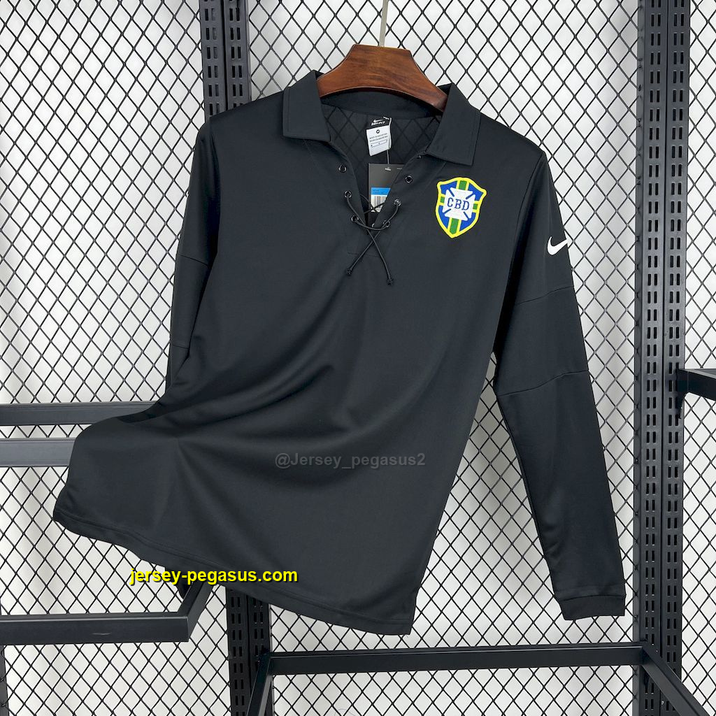 Brazil 2004 Special Edition Long Sleeves Retro Jersey Brazil 2004 Special Edition Long Sleeves Retro Jersey