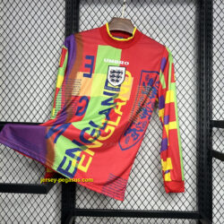 England 1995-96 goalkeeper Long Retro Jersey