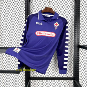 Fiorentina 1998-99 Home Long Sleeves Retro Jersey