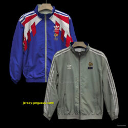2025 France BlueGrey Reversible Windbreaker