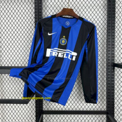 Inter Milan 2004-05 Home Long Sleeves Retro Jersey